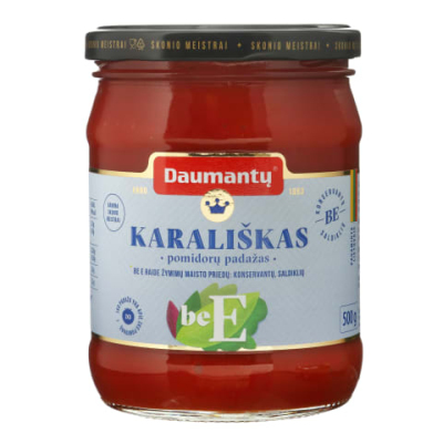 Tomato sauce royal without E Daumantai, 40% paste, 500 g
